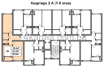 2-комнатная 62.9 м² в ЖК 4 карата от 13 650 грн/м², г. Вышгород