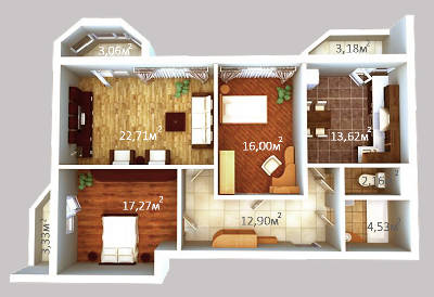 3-комнатная 99 м² в ЖК Счастливые пролиски от 24 950 грн/м², с. Пролиски