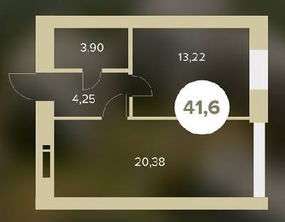 1-комнатная 41.67 м² в ЖК Chehov Парк Квартал от 13 000 грн/м², г. Ирпень