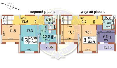 3-комнатная 112.76 м² в ЖК Новомостицко-Замковецкий от 20 751 грн/м², Киев