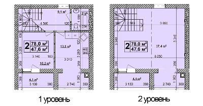 2-комнатная 78 м² в ЖК Спутник-Теремки от 16 800 грн/м², с. Гатное