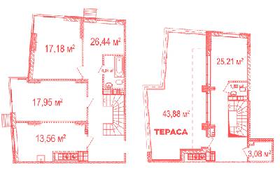 2-комнатная 130.2 м² в ЖК Crystal Avenue от 17 900 грн/м², с. Петропавловская Борщаговка