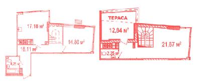 1-комнатная 82.68 м² в ЖК Crystal Avenue от 17 000 грн/м², с. Петропавловская Борщаговка