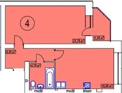1-комнатная 49.05 м² в ЖК Ворзель Парк от 10 000 грн/м², пгт Ворзель