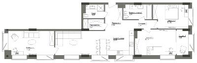 3-комнатная 113.79 м² в ЖК Washington Concept House от 59 802 грн/м², Киев