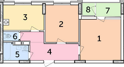 1-комнатная 45.12 м² в ЖК Парковый от 16 000 грн/м², г. Ирпень
