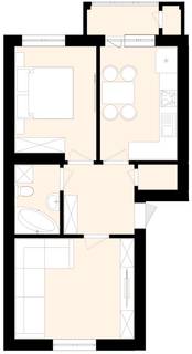 2-комнатная 47.2 м² в ЖК Амстердам от 15 150 грн/м², г. Винники