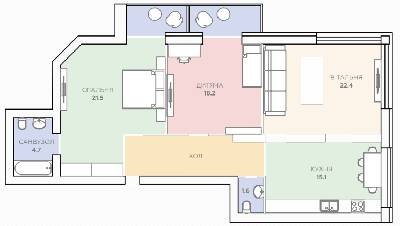 3-комнатная 104.5 м² в ЖК Яровица от 15 950 грн/м², Луцк