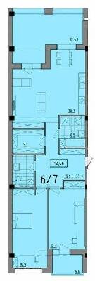 2-комнатная 112.06 м² в ЖК Comfort City от 27 700 грн/м², Днепр