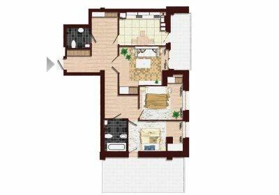 3-комнатная 102.34 м² в ЖК iQ-House от 29 350 грн/м², Днепр