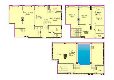 4-комнатная 252.45 м² в ЖК Панорама от 12 300 грн/м², Сумы