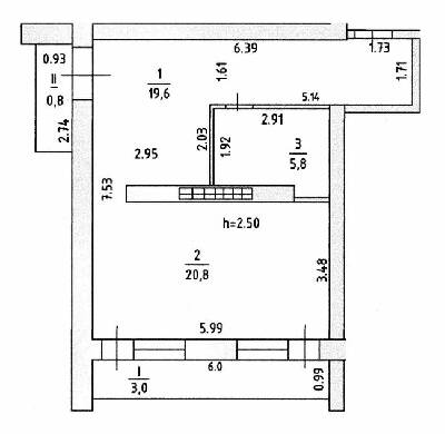 1-комнатная 40.3 м² в Апарт-комплекс Petrovets от 11 150 грн/м², пгт Лазурное