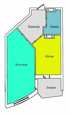 1-комнатная 41.36 м² в ЖК на вул. Київська от 12 000 грн/м², Тернополь