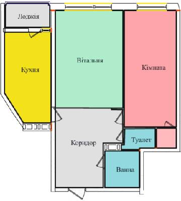 2-комнатная 65.01 м² в ЖК на просп. Злуки, ЗА, 5А от 13 500 грн/м², Тернополь