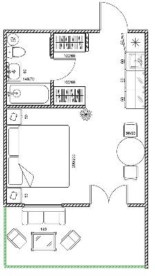1-комнатная 25 м² в ЖК Апарт-шале NAFTA от 31 050 грн/м², пгт Сходница