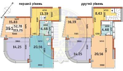 2-кімнатна 113.26 м² в ЖК Абрикосовий від 25 551 грн/м², Київ