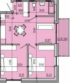 2-комнатная 57.9 м² в ЖК Пространство на 9-й Фонтана от 32 250 грн/м², Одесса