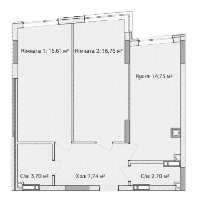 2-кімнатна 62.26 м² в ЖК Синергія 3+ від 19 200 грн/м², м. Ірпінь