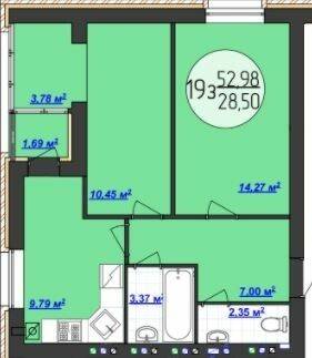 2-комнатная 52.98 м² в ЖК Кемпинг Сити от 13 500 грн/м², пгт Стрижавка