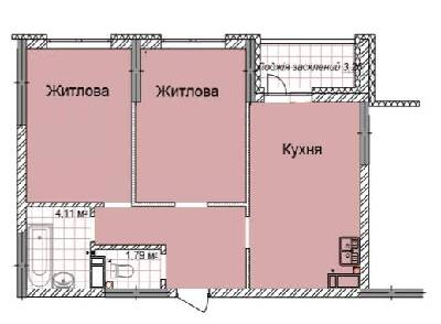 3-комнатная 88.15 м² в ЖК Святобор от 33 500 грн/м², Киев