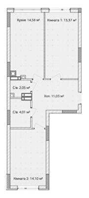 2-кімнатна 61.14 м² в ЖК Синергія 3+ від 21 300 грн/м², м. Ірпінь