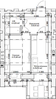1-комнатная 44 м² в ЖК Паркова Оселя от 21 000 грн/м², г. Буча