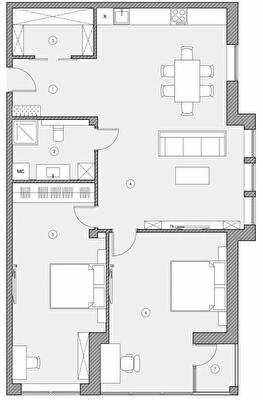 3-комнатная 98.22 м² в ЖК Ренессанс от 27 000 грн/м², Запорожье