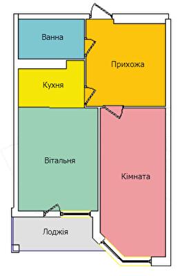 1-комнатная 47.2 м² в ЖК на вул. Київська от 16 500 грн/м², Тернополь