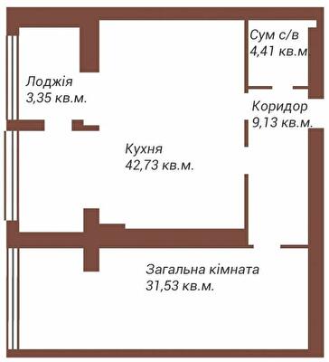 2-комнатная 91.15 м² в ЖК Art House от 23 500 грн/м², Чернигов