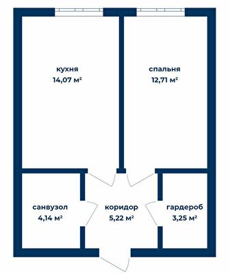 1-комнатная 39.39 м² в КД Liverpool House от 32 300 грн/м², Киев