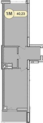1-кімнатна 40.23 м² в ЖК Синергія Сіті від 25 500 грн/м², м. Ірпінь
