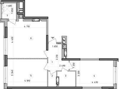 2-комнатная 67.82 м² в ЖК Оптимісто от 49 900 грн/м², с. Гатное