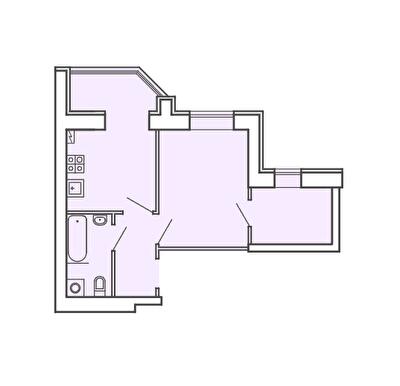 1-комнатная 35.9 м² в ЖК Kvartal от 37 000 грн/м², Запорожье
