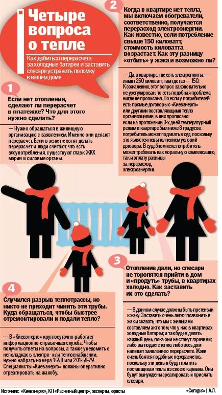 Как сделать перерасчет за отопление если его не было Как сделать перерасчет за отопление если его не было