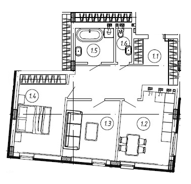 2-комнатная 103 м² в ЖК Сальвадор Дали от застройщика, Львов