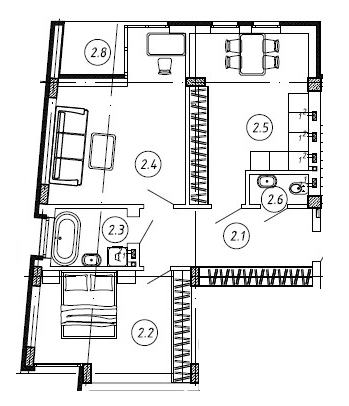 2-комнатная 80 м² в ЖК Сальвадор Дали от застройщика, Львов