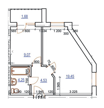 1-комнатная 36 м² в ЖК Matroskin от застройщика, г. Ирпень