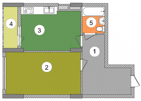 1-кімнатна 50.4 м² в ЖК Bristol Comfort House від 22 170 грн/м², Київ