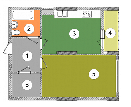 1-комнатная 48.9 м² в ЖК Bristol Comfort House от 22 170 грн/м², Киев