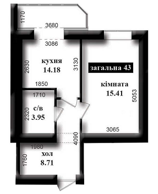 1-кімнатна 43 м² в ЖК Капітал від забудовника, м. Ірпінь