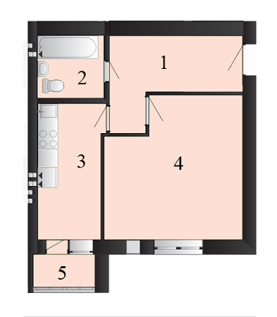 1-кімнатна 37.44 м² в ЖК Пейзажні озера від 10 000 грн/м², смт Макарів