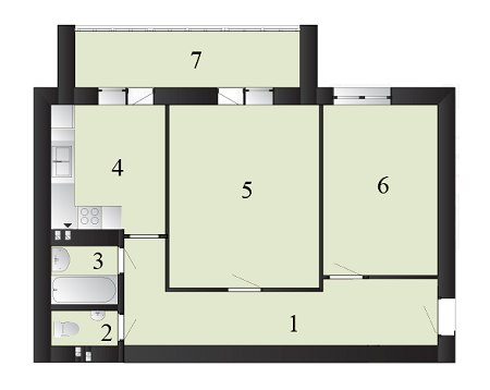 2-комнатная 61.86 м² в ЖК Пейзажные озера от 10 000 грн/м², пгт Макаров