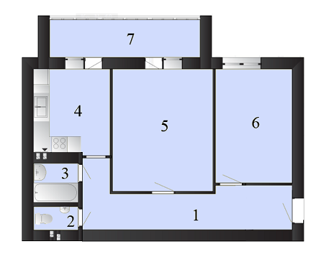 2-кімнатна 61.86 м² в ЖК Пейзажні озера від 10 000 грн/м², смт Макарів