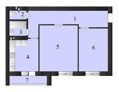 2-кімнатна 59.27 м² в ЖК Пейзажні озера від 10 000 грн/м², смт Макарів