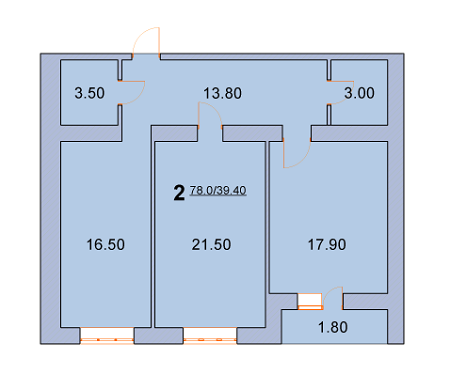 2-кімнатна 78 м² в ЖК на вул. Нова, 31А, 31Б від 13 000 грн/м², м. Бориспіль