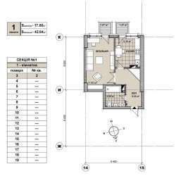 1-кімнатна 42.64 м² в ЖК Берестейський від 29 500 грн/м², Київ