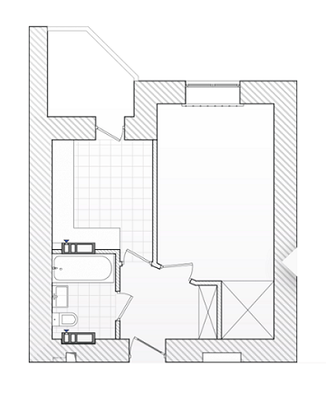 1-комнатная 36.19 м² в ЖК Акварели-2 от 15 500 грн/м², г. Вишневое