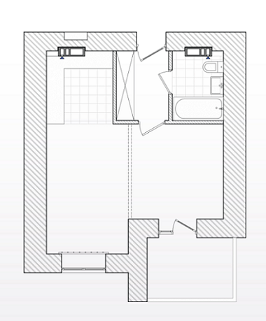 1-комнатная 43.13 м² в ЖК Акварели-2 от 15 500 грн/м², г. Вишневое