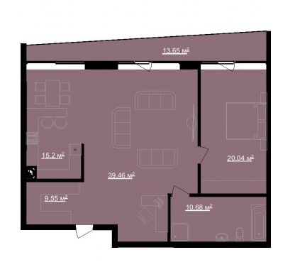 1-комнатная 94.93 м² в ЖК Avalon Lux от 33 700 грн/м², Львов