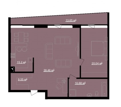 1-кімнатна 94.93 м² в ЖК Avalon Lux від 33 700 грн/м², Львів